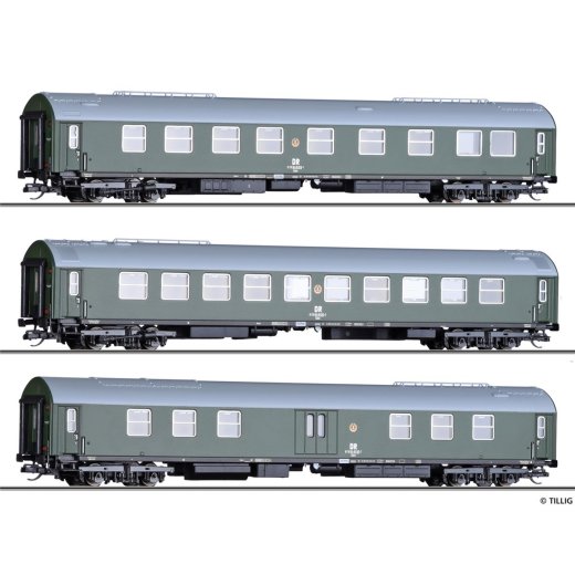 Tillig 01808 -Set &quot;Regierungszug 3&quot; DR, EpI