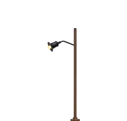 Brawa 84061 - H0 H0 Holzmastleuchte, Stecksockel mit LED