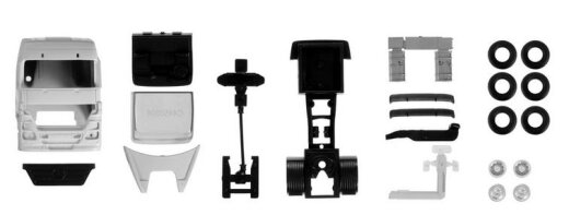 Herpa 084406 - TT/MB A Zugmaschine wei&szlig; 2St.