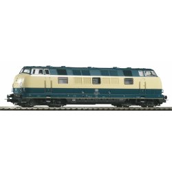 Piko H0 52604 - Diesellok/Soundlok BR 221 DB IV, blau-beige