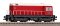 Piko 55910 - XP-Diesellok BR 107 DR rot IV + DSS PluX22