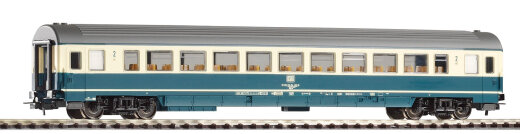 Piko 57611 - H0 Perswg. 2.Kl. IC Gro&szlig;raum DB IV, beige-blau