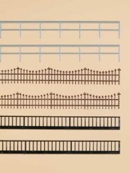 Auhagen 42558 - H0TT Eisenzaun und -gel&auml;nder