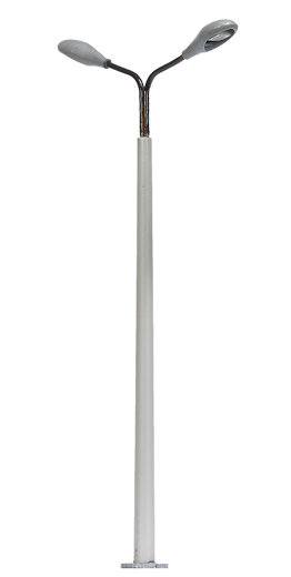 Busch 4158 - Betonmast mit 2 Lampen H0