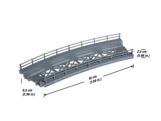 Noch 21350 - H0 Br&uuml;ckenfahrbahn, gebogen Radius 360 mm