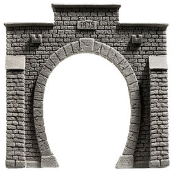 Noch 58051 - Tunnel-Portal 1-gleisig, 13,5 x 12,5 cm