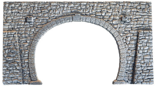 Noch 58248 - H0 Tunnel-Portal 2-gleisig, 23,5 x 13 cm