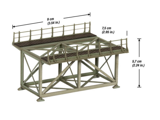 Noch 67023 - H0 Vorfluterbr&uuml;cke ohne Br&uuml;ckenk&ouml;pfe