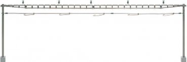 Sommerfeldt 371 - H0 Quertragwerk komplett mit 2 Masten, Bausatz