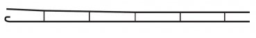 Sommerfeldt 418 - N Fahrdraht verkupfert 0,5 x 300 mm offen