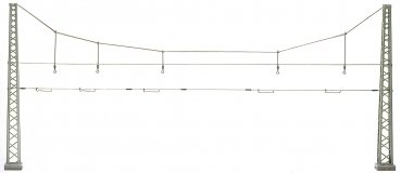 Sommerfeldt 618 - 0 Quertragwerk 700 mm, f&uuml;r 5 Gleise ( ohne Masten, max.Mastabstand 600 mm), Bausatz