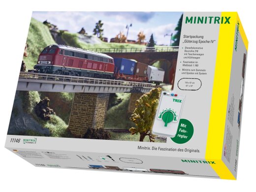 Minitrix T11146 - Startset G&uuml;terzug