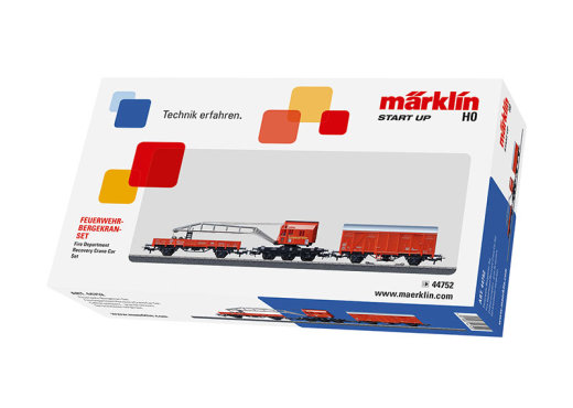 M&auml;rklin 44752 - H0 Feuerwehr Bergekran-Set