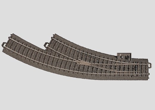 M&auml;rklin 24672 - H0 Bogenweiche rechts r360 mm,30