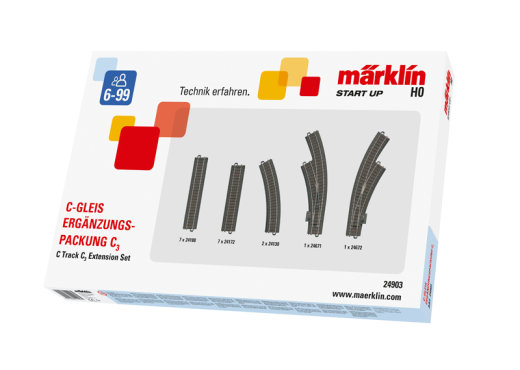 M&auml;rklin 24903 - H0 C-Gleis Erg&auml;nzungspackung C3